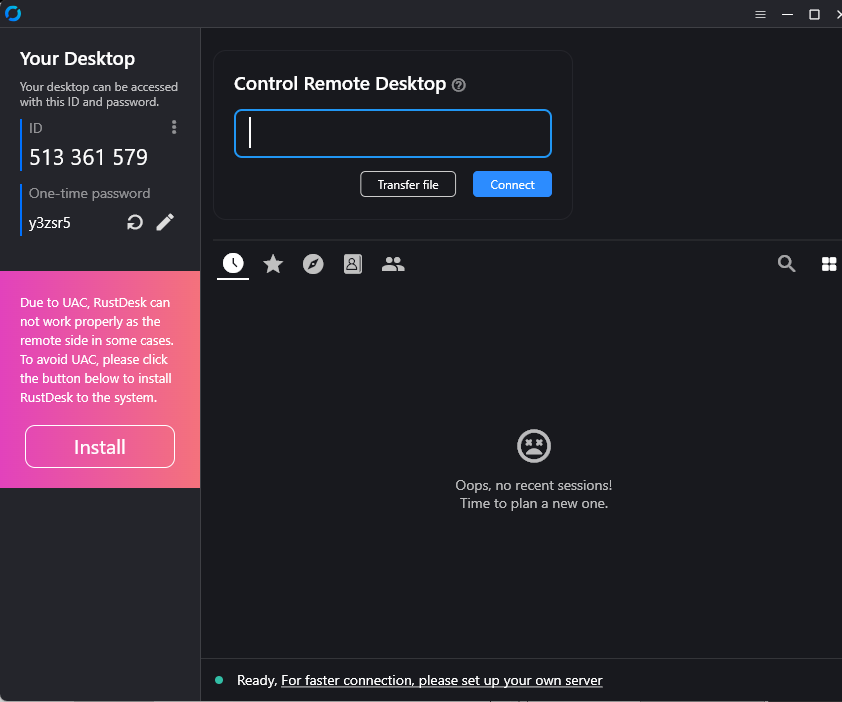 RustDesk Connection Guide